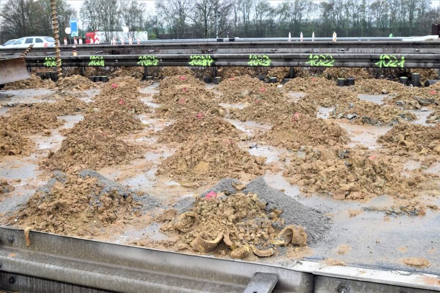 Bohrlochsondierung am Wiesbadener Kreuz